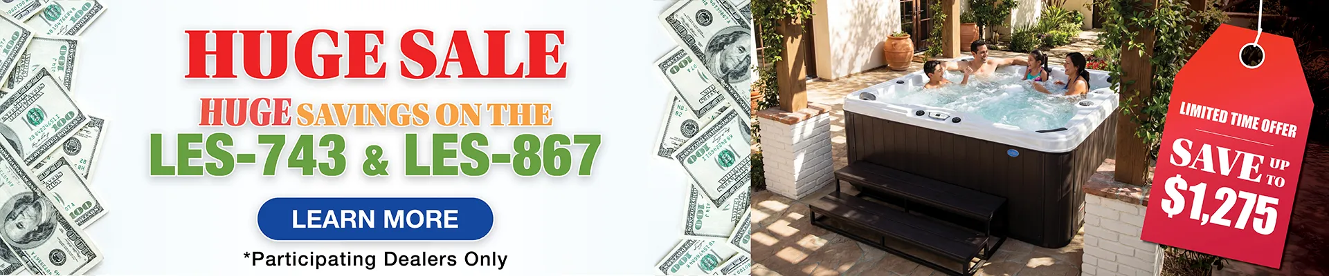 Calspas hot tub being used in a family setting - Reno